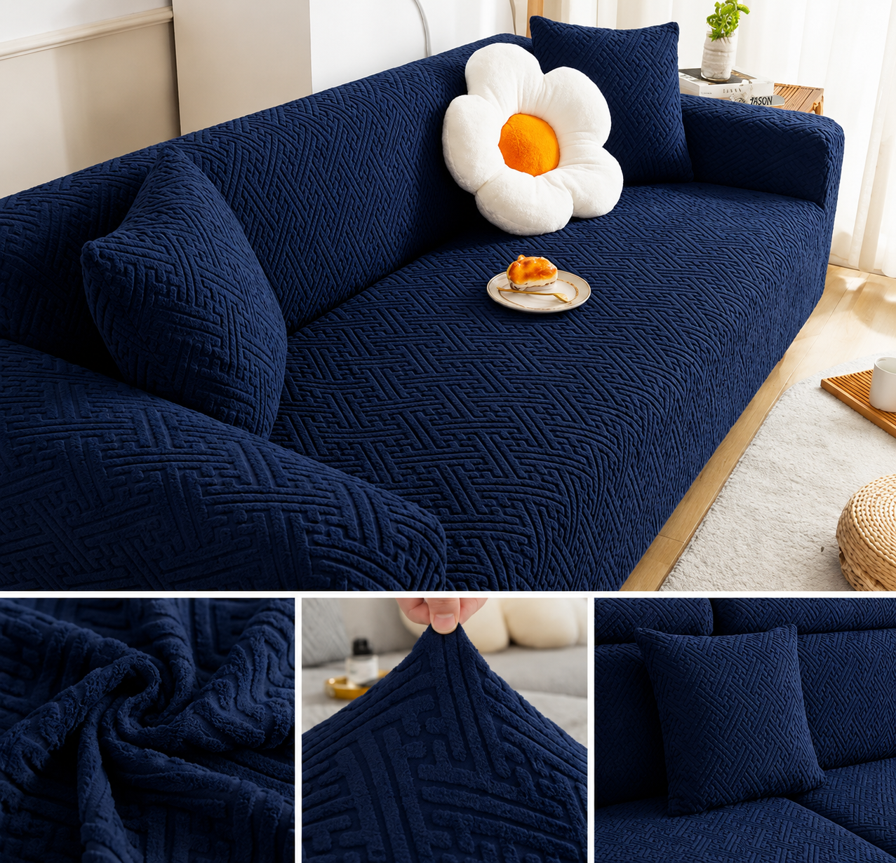 Stunning Jacquard Sofa Cover