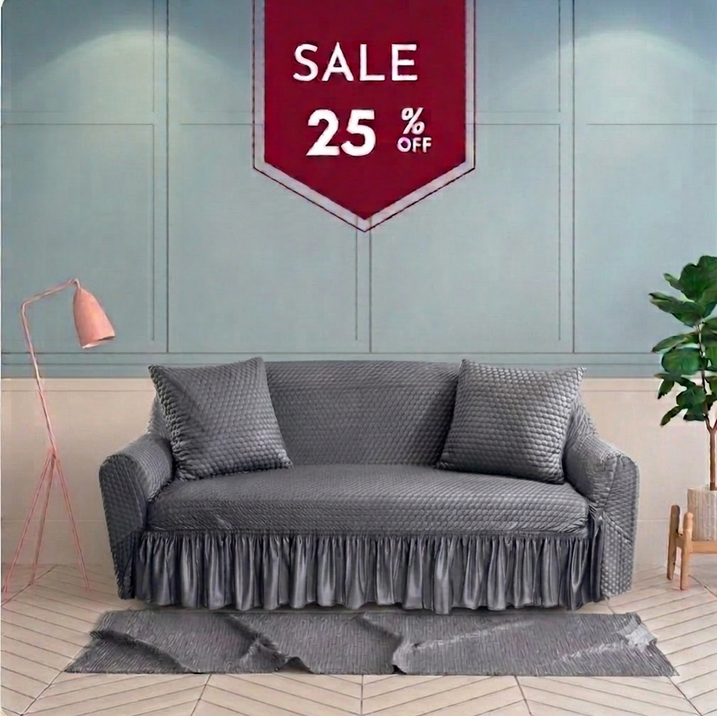 Premium Butterfly  Fabric Sofa Cover